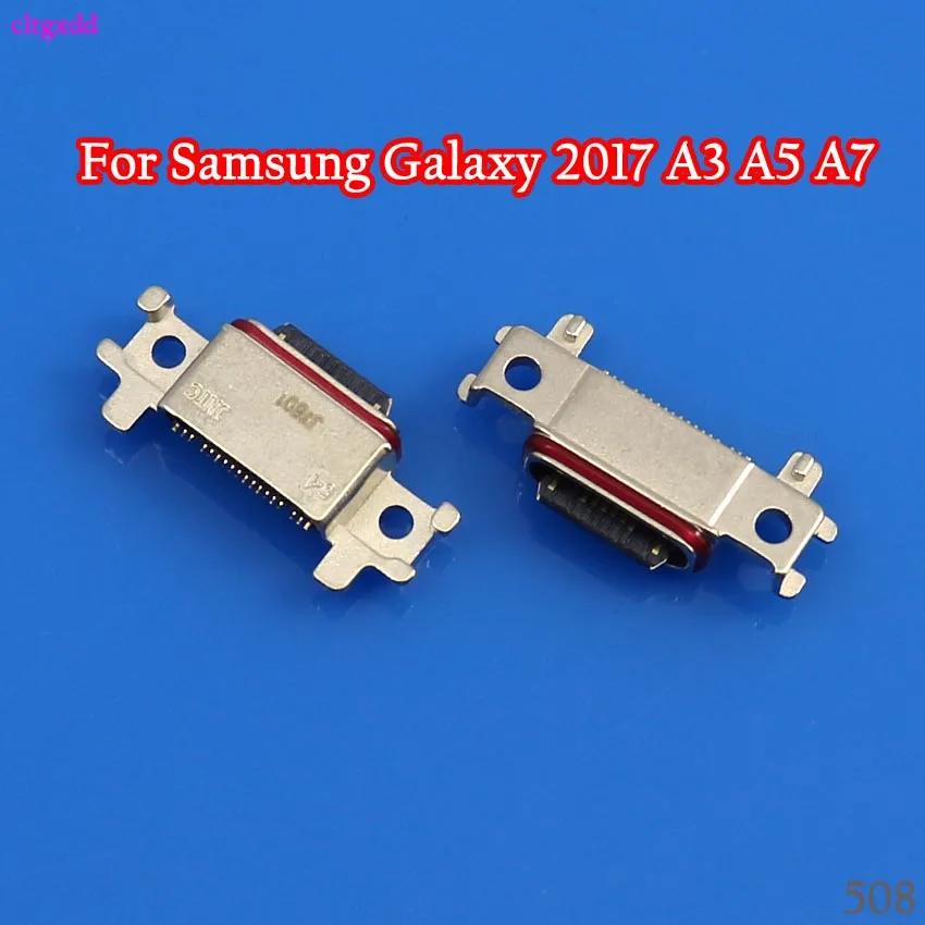 Cltgxdd USB зарядная док-станция гнездо Разъем для Samsung Galaxy 2017 A3 A5 A7 A320 A520 A720 разъем