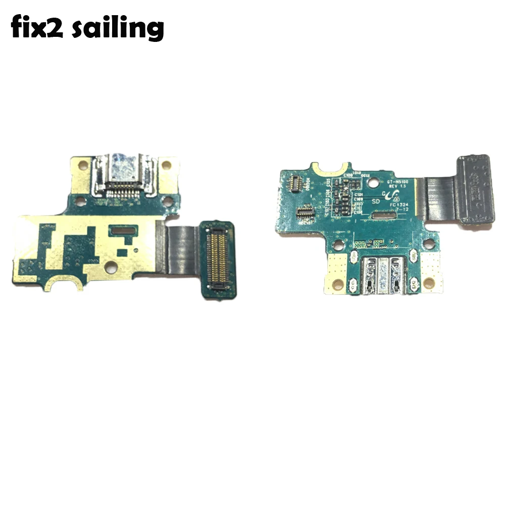 Micro Dock Connector USB Charger Charging Port Flex Cable Ribbon Repair Parts For Samsung Galaxy Note 8.0 N5100 N5110 | Мобильные