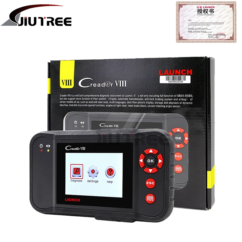 Считыватель кодов LAUNCH X431 obd2 многоязычный сканер Creader VIII 8 автоматический