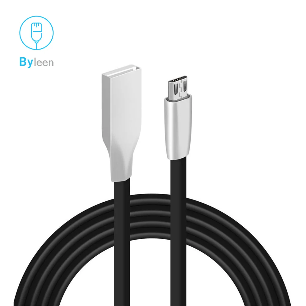 Черный Цинкового сплава 1 м 2 м длинные 5Pin Micro USB кабель для зарядного устройства для samsung Galaxy Tab S2 8,0 SM-T719 S7 S6 E7 E5 A7 A5 Note 7 6 5 cablo - Цвет: Черный