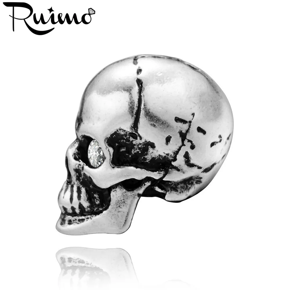 RUIMO бусины в виде черепа аксессуары для искусственных цветов с микро цирконом