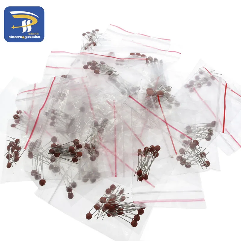 2pf-100nf Керамика упаковка конденсаторов с алюминиевой крышкой, 50В 2PF-0.1UF 30 значение* 10cs/вида = 300 шт керамический конденсатор с алюминиевой крышкой смешанный набор