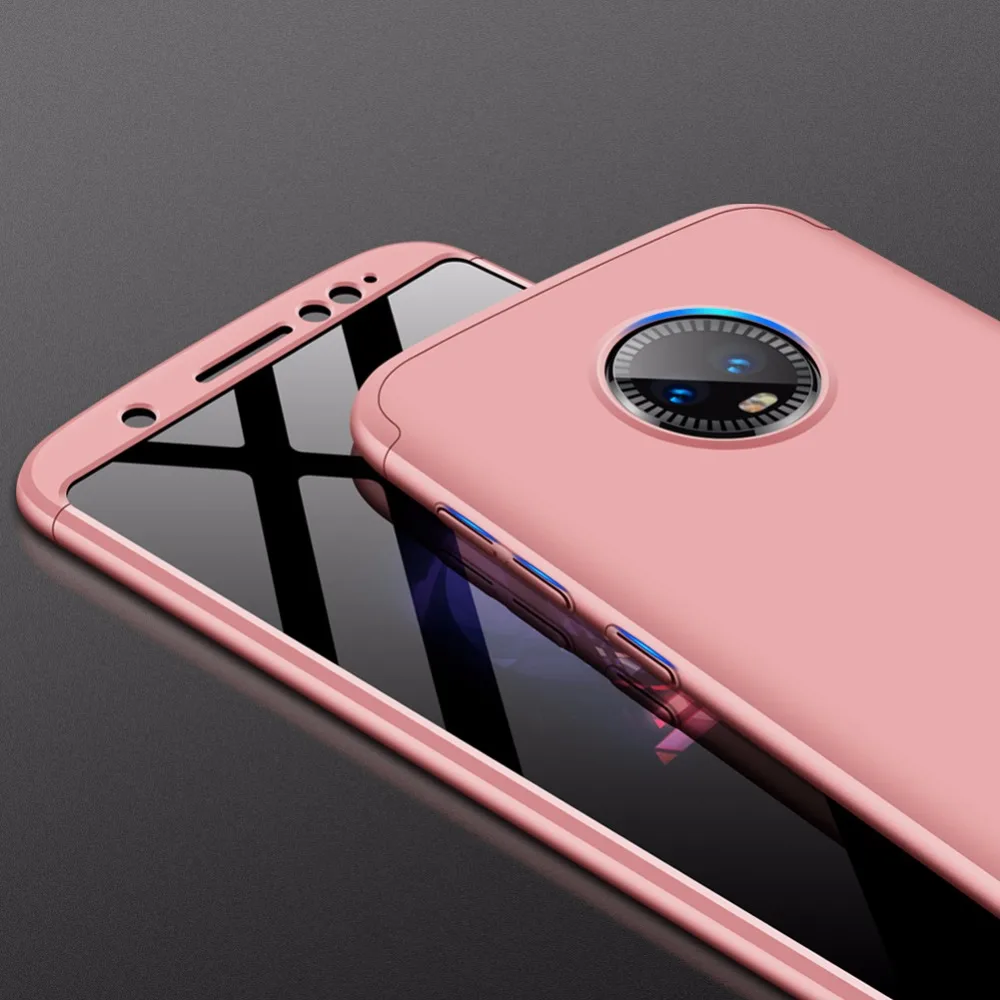 20 шт./лот 360 все включено защитный корпус пластиковый чехол для Motorola Moto G5S plus G6 G7 жесткий чехол