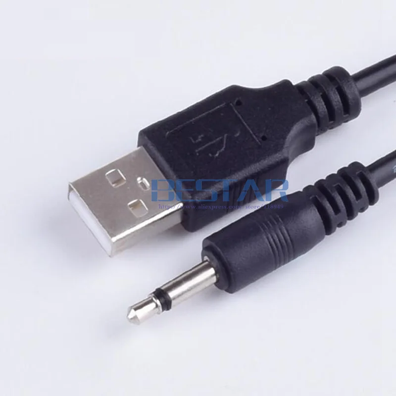 1 м USB разъем Aux 3 5 мм моно аудио кабель 2 0 для dc3.5мм 2A зарядный питания фута|audio cable|jack
