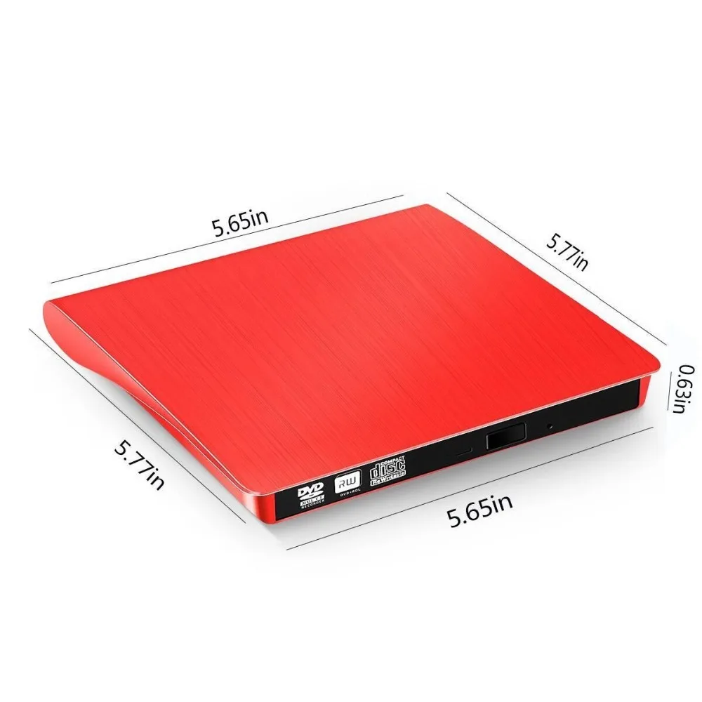 Внешний DVD привод ROM cd rw RW горелка USB 2 0 CD ридер писатель оптический для MacBook ПК