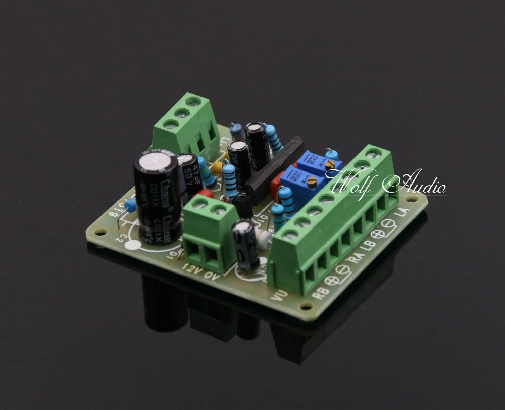 Одна пара измерителей уровня звука/уровня дБ + плата драйвера TA7318P VU header|level meter|board