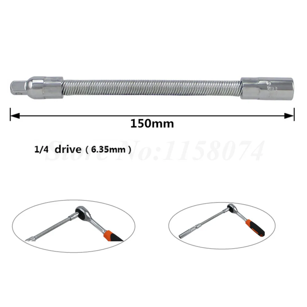 Вал привода инструмент гнездо гибкий удлинитель бары 1/4 'ɽrive flexi/гибкий 150 мм
