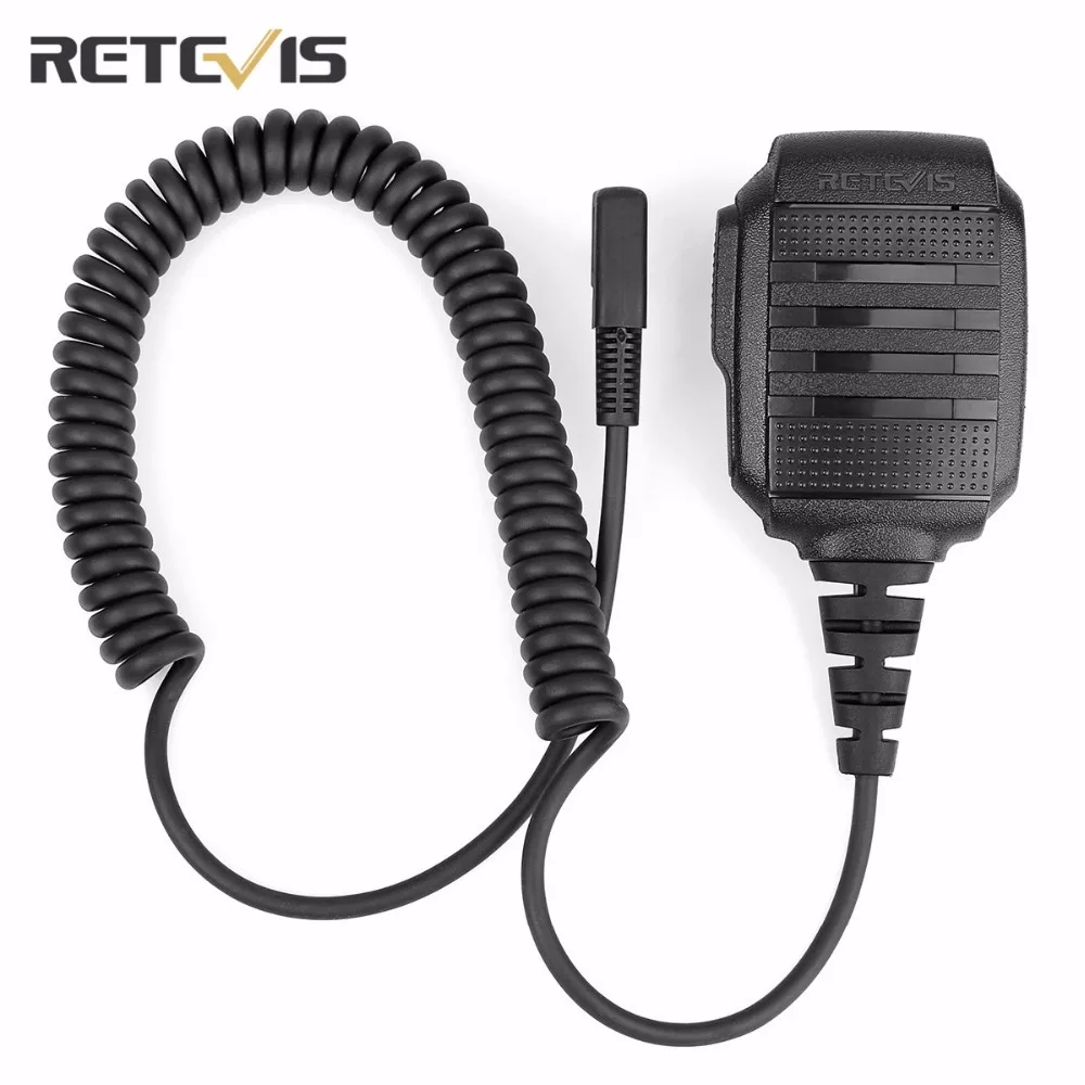 Retevis RS 114 IP54 динамик микрофон 2 PIN для H777 RT21 RT27 Kenwood двухсторонний радио аксессуары