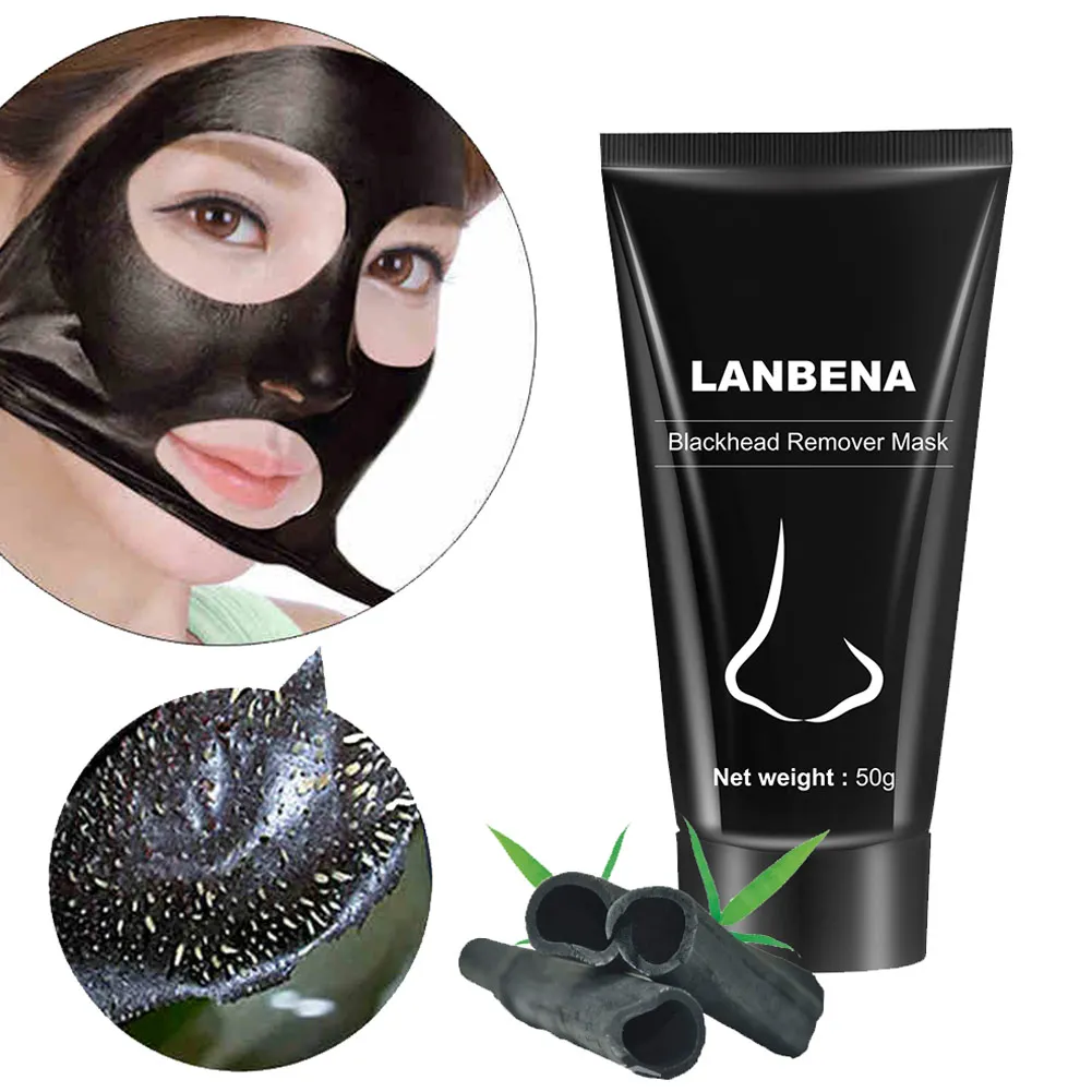Маска для удаления угрей с бамбуковым углем Очищающая маска глубокое очищение