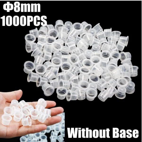1000 шт/пакет пластиковые микроблейдинг тату чернила крышка чистая классика чашки