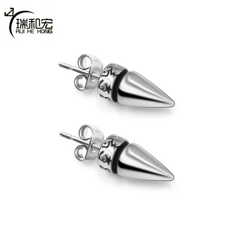 Серьги-гвоздики в форме пули для мужчин и женщин | Украшения аксессуары