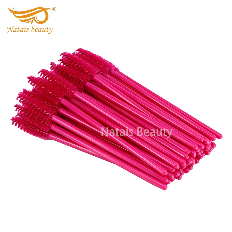 500 шт./лот индивидуальные аппликаторы для наращивания ресниц Кисть туши