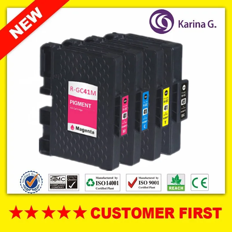 Совместимый пигментный чернильный картридж для Ricoh GC41 Aficio SG 3110DN SG7100DN 2100|ink