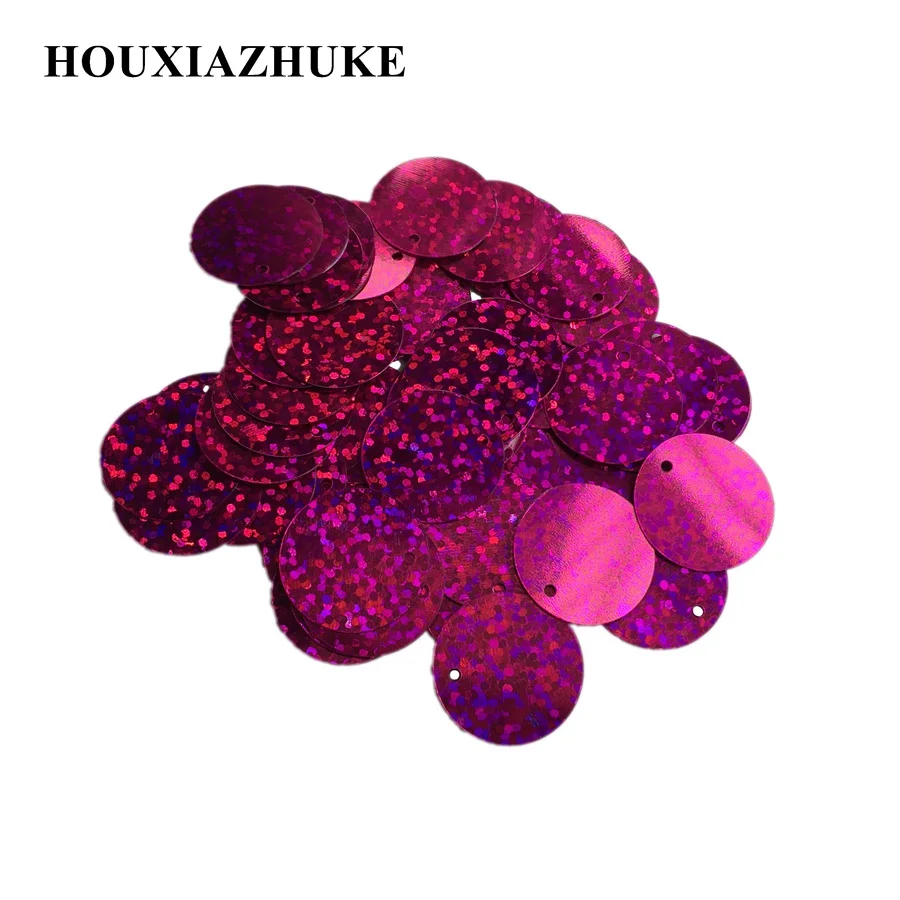 20 мм Плоская Круглая Форма блестящие цвета или Серебряная основа paillette 1000 шт в