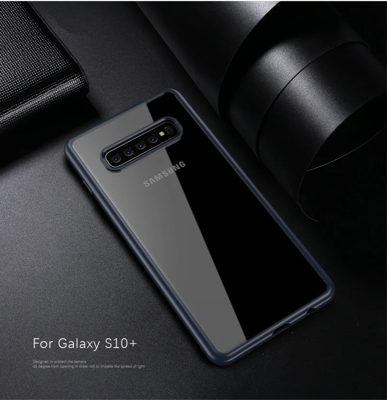 TCICPC для samsung S10 чехол samsung Galaxy S10 Plus чехол s силиконовая рамка прозрачность акриловый жесткий чехол для Galaxy S10E S10 Plus