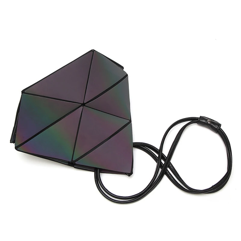 Роскошные Сумки Для женщин сумки дизайнер геометрический Лазерная световой