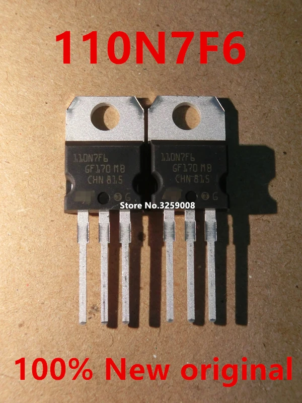 

2019+ 110N8F6 STP110N8F6 110A/80V/0.0065ohm 100%new original 10/50/100piece
