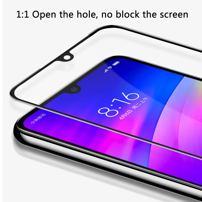 Для Xiaomi Redmi 7 7A 8 8A Закаленное стекло Защитная пленка полное покрытие для 7Pro