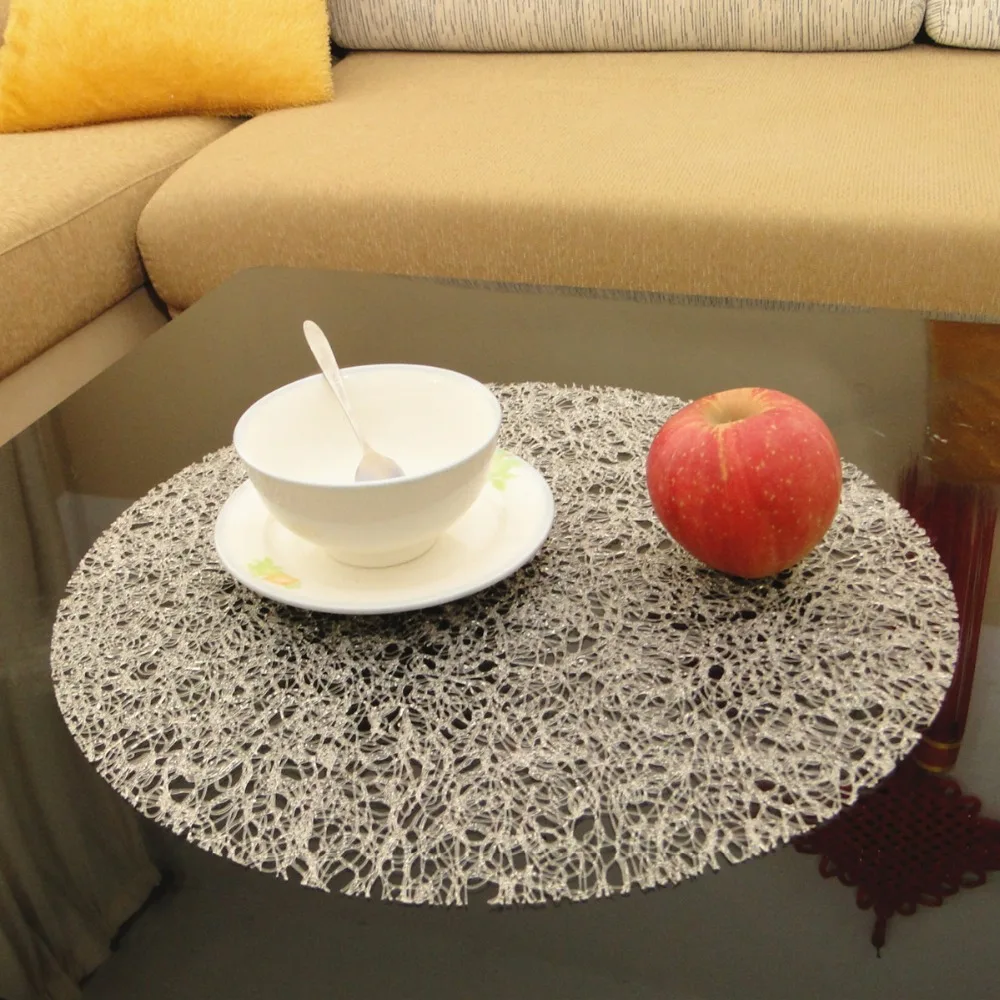 Подстилка под круглый стол Нескользящие подставки столовые коврики обеденный