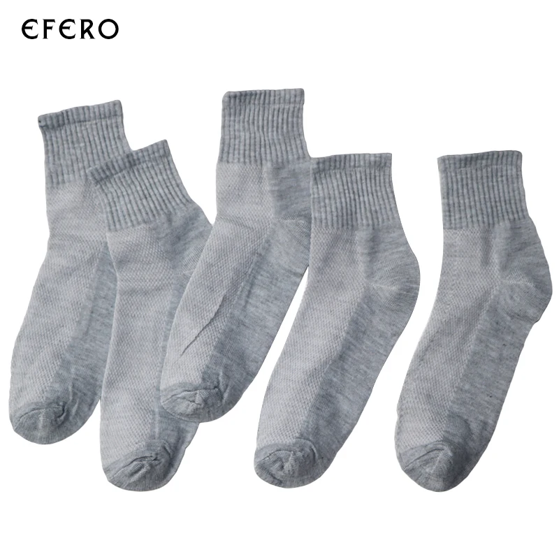

5Pairs Men's Socks Male High Quality Compression Sock For Men Casual Business Dress Socks Short Ankle Socks Calcetines Meias