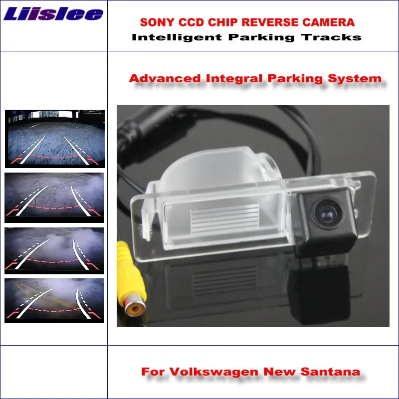 

Liislee HD SONY Car Rear Camera For VW New Santana 2012~2015 Intelligent Parking Tracks Reverse Backup NTSC RCA AUX