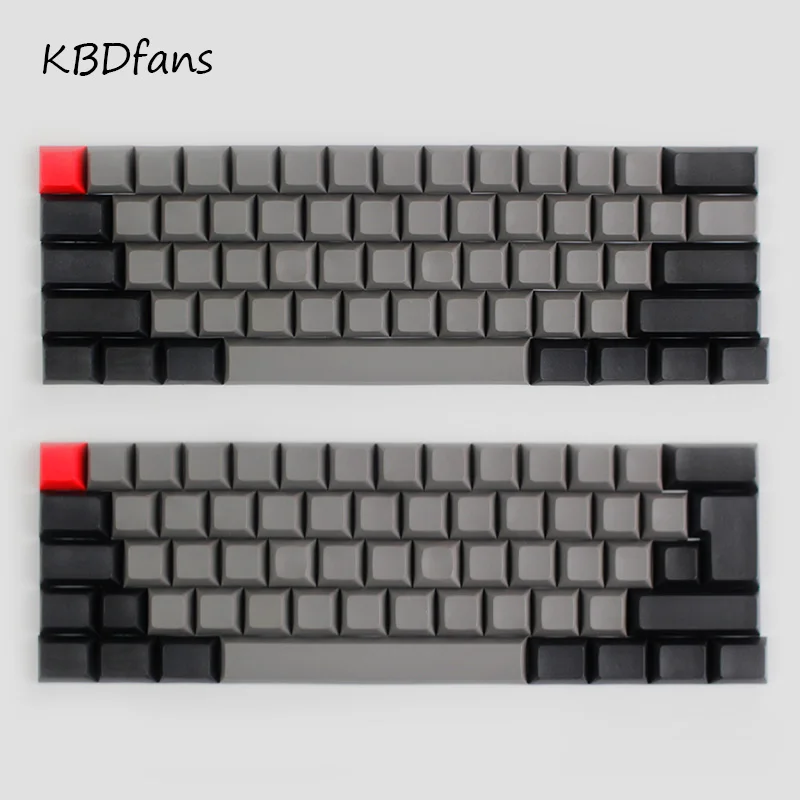 Белый черный серый оранжевый зеленый желтый Пустой Толстый PBT dsa профиль 62 ключ ISO 61 ANSI колпачки для MX переключатели механическая клавиатура