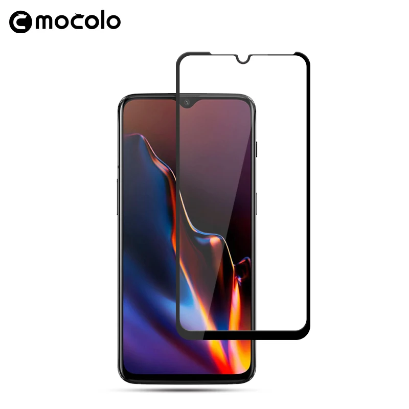 Защитная пленка Mocolo для OnePlus 6T полностью клеящееся закаленное стекло 9H защиты