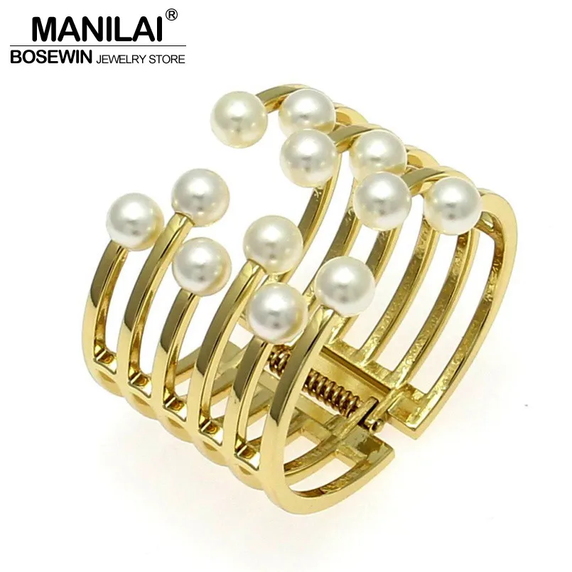 Модные женские браслеты MANILAI очаровательные аксессуары Jonc браслеты-манжеты с