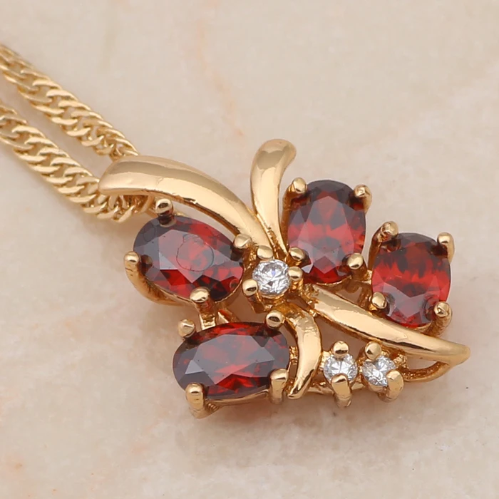 Летающий Buttefly серьги золотые тона Цепочки и ожерелья Модные украшения Наборы для