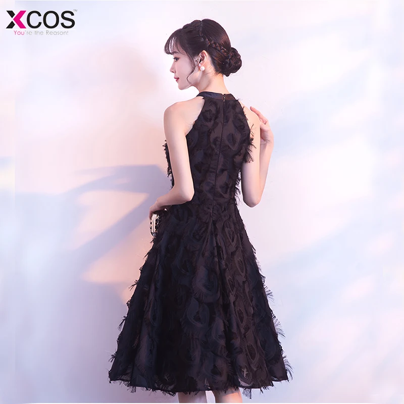 Короткое коктейльное платье для девочек с бретельками трапециевидные Платья