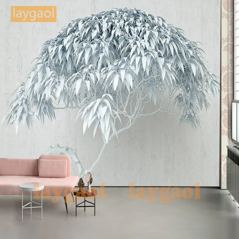 Пользовательские 3D фото обои оригинальность один большой дерево lmitation камень