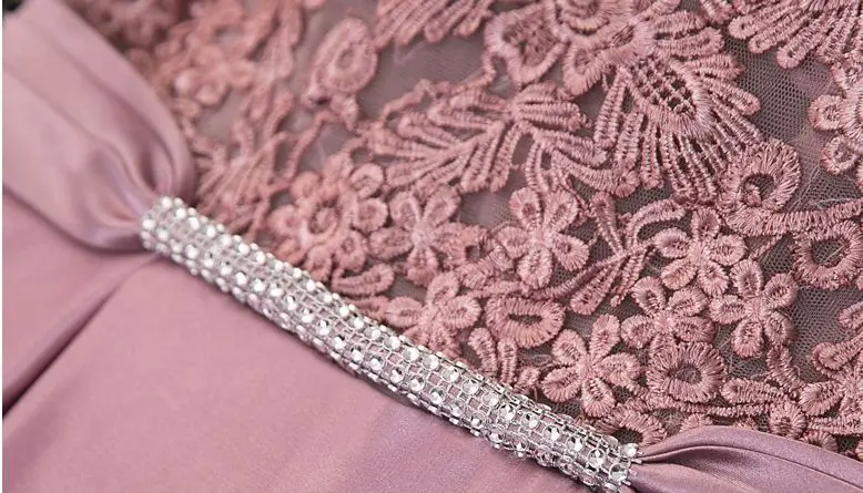 Vestido De festa casamento, Новое кружевное платье с открытой спиной, линия Румяна розового, золотого и серебряного цветов Королевский синий цвет Длинные платья подружек невесты элегантные damigella