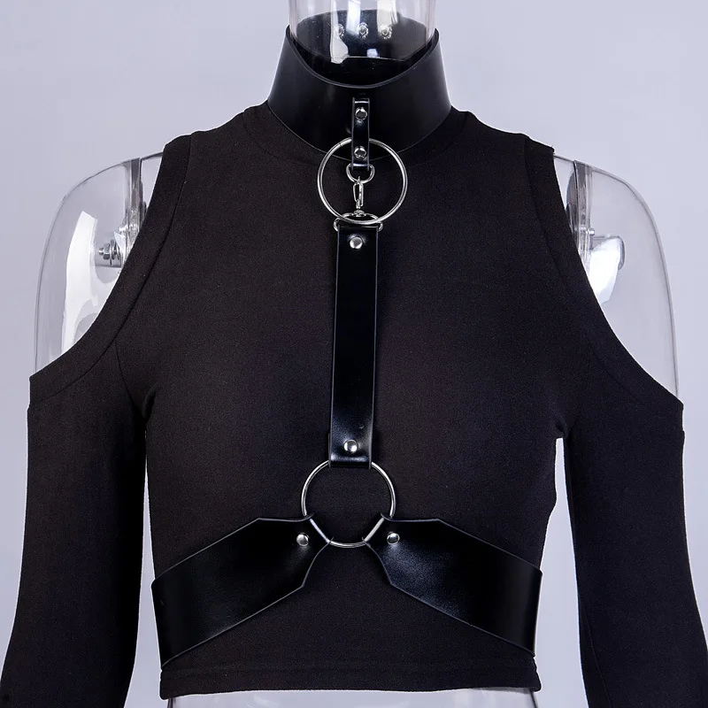 В стиле панк темный стиль готический круг Стиль игрока топ для девочек подарок на