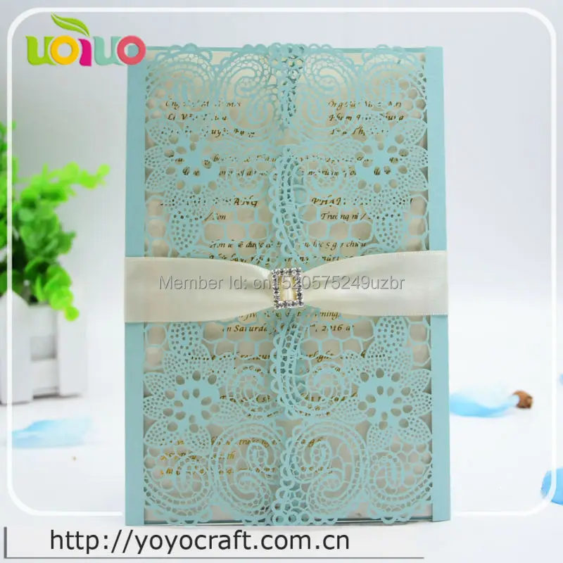 Благородный Свадебный декор кружевная Цветочная Свадебная пригласительная