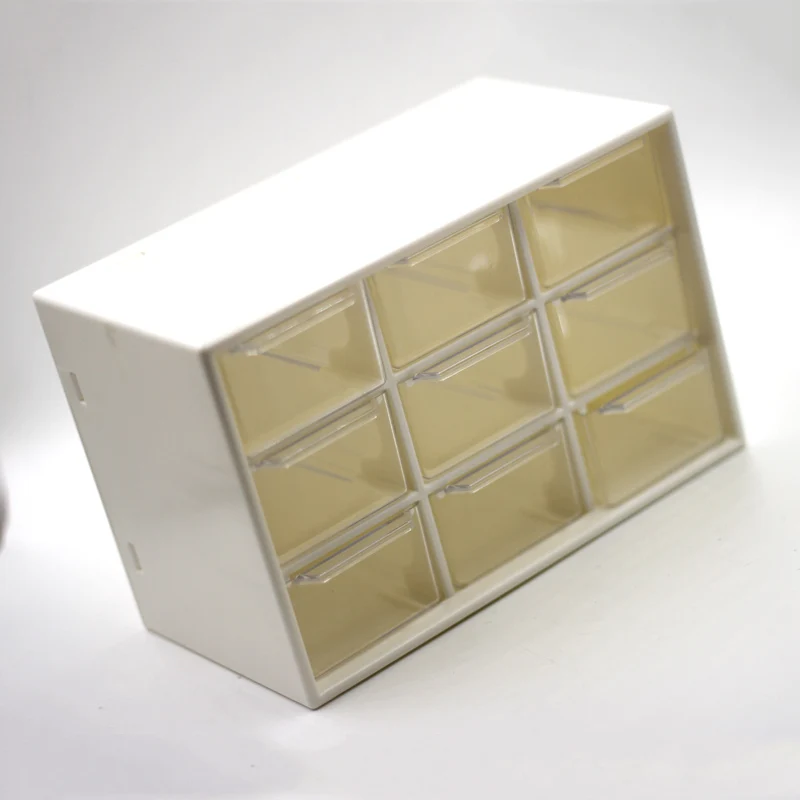 Пластиковый контейнер для хранения ювелирных изделий 9 мини шкаф мусора