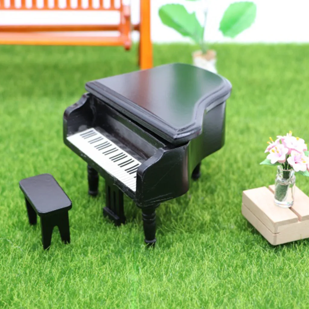 Моделирование мебель игрушка 2019 Топ миниатюрный деревянный большой рояль мини