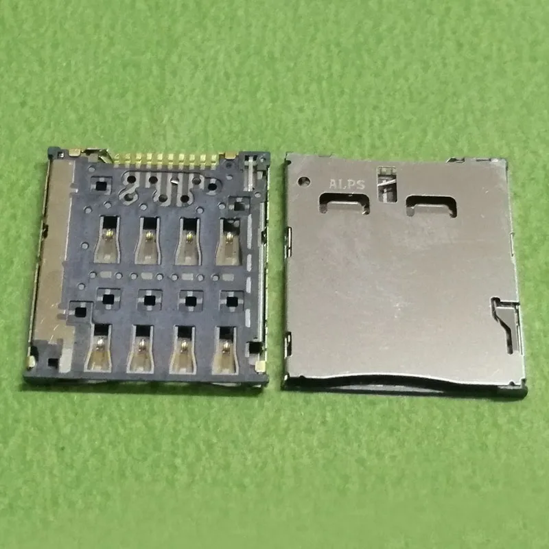 2 шт. sim Слот кардридера держатель лотка разъем для samsung Galaxy S4 зум C101 I8730 для LG F100 F100L F100S P895 VS950 штепсельной вилки