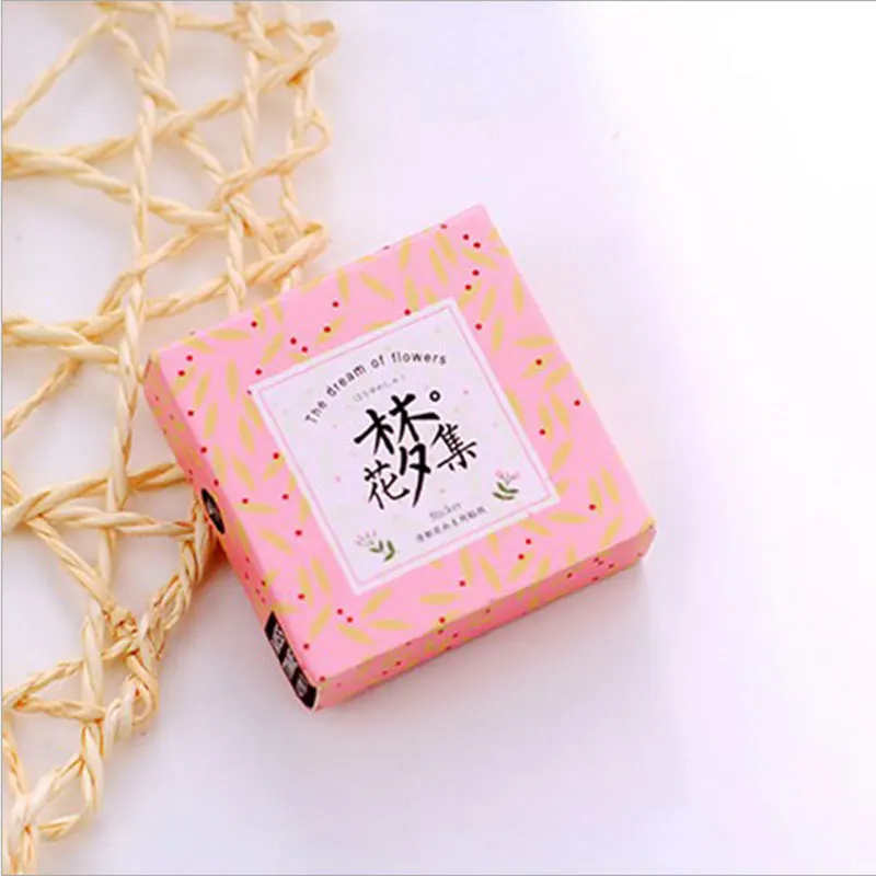 40 шт./лот креативная бумага для выпечки с цветами мечты наклейки