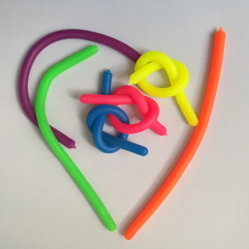 1 шт. антистресс TPR лапша веревка экологическая декомпрессия для взрослых