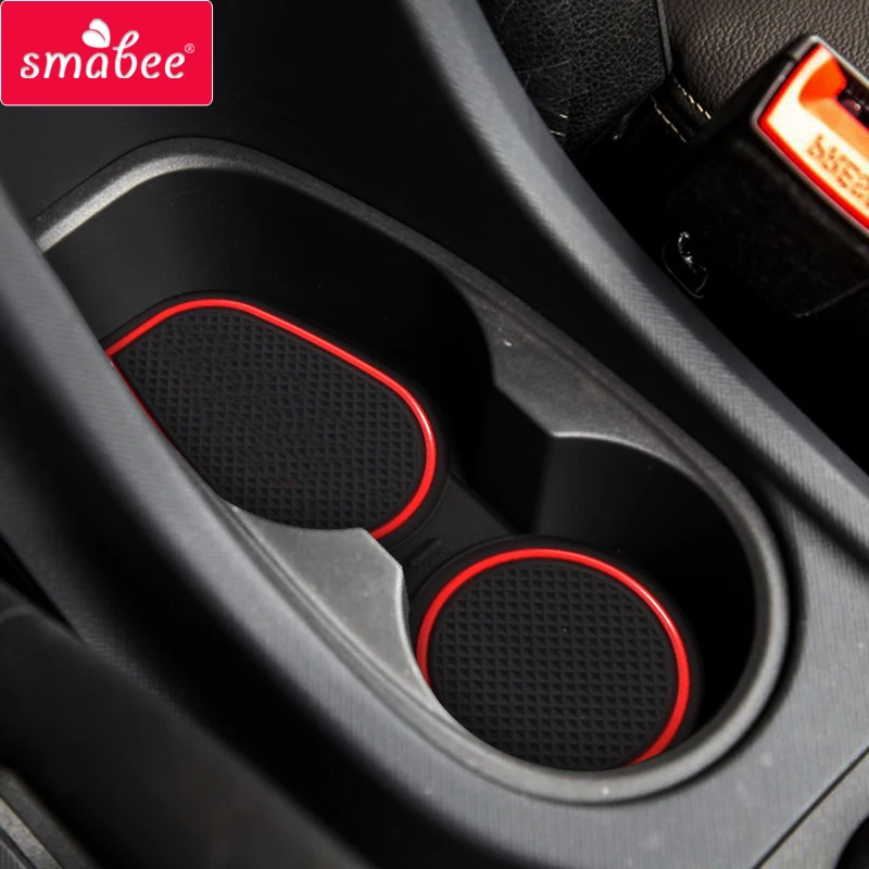 

smabee Gate Slot Cup Pad for CHEVROLET TRAILBLAZER 2013 ~ 2016 Interior Accessories Anti-Slip Door Groove Pad Non-Slip Mats