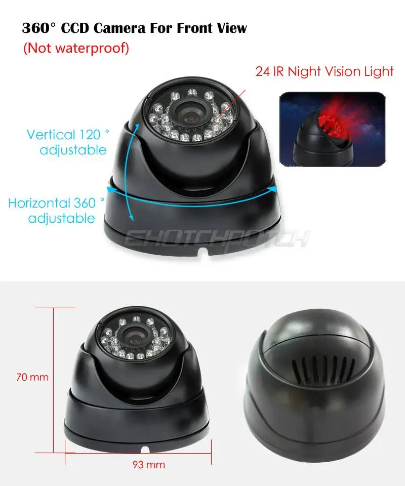 9 ''подголовник TFT lcd цветной монитор 4Ch автомобиль 3g gps Мобильный DVR видео рекордер+ 4 AHD 1200TVL камера кабель дистанционного управления Комплект