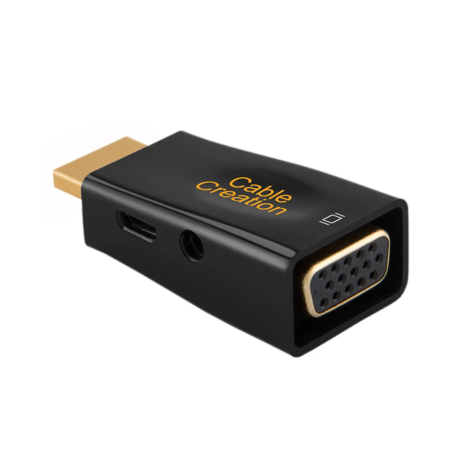 Адаптер jorinдо HDMI на VGA позолоченный адаптер HDTV с аудиоконвертером штырь гнездо