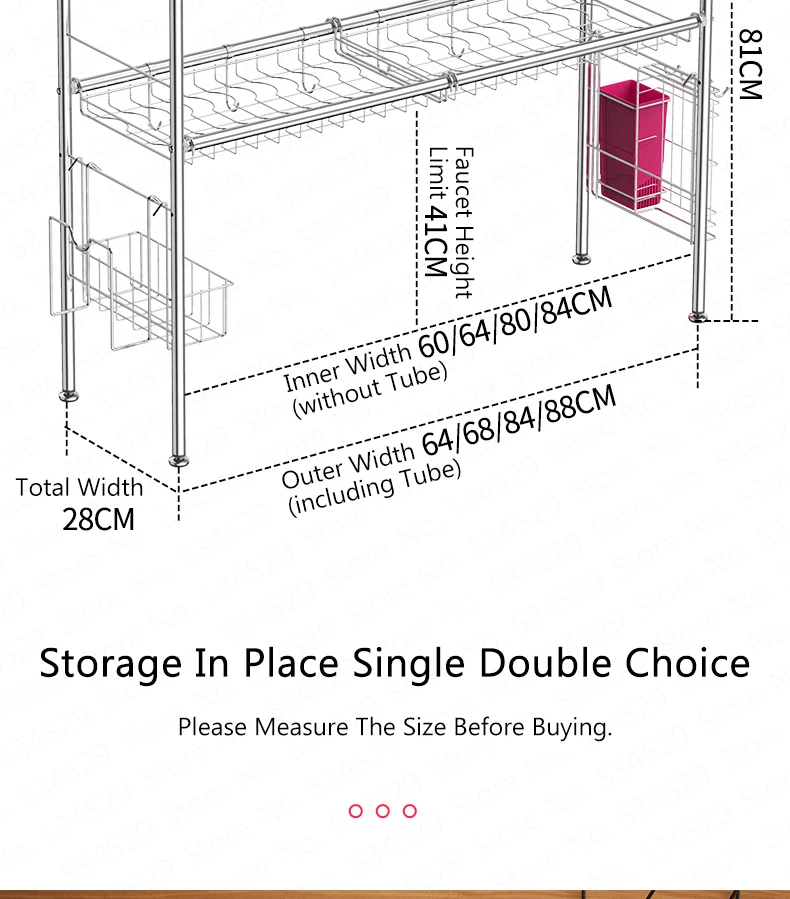 304 стальная стойка для посуды, сливная стойка для раковины, кухонная стойка для хранения, для организации тарелок, демонстрационная подставка, escurridor de platos de acero inoxidable