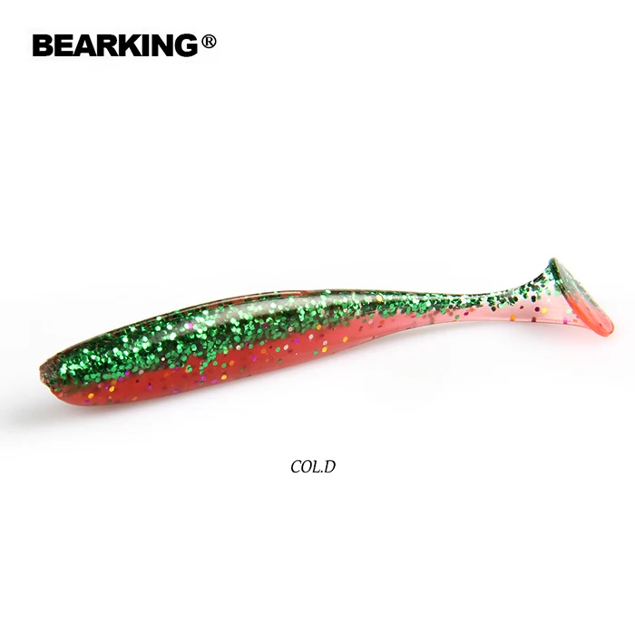 COL.D BEARKING Shiner 5 см 7,5 см 10 см воблеры для Горячие мягкие приманки для рыбалки, силиконовые искусственные двухцветные приманки - Цвет: COL.D