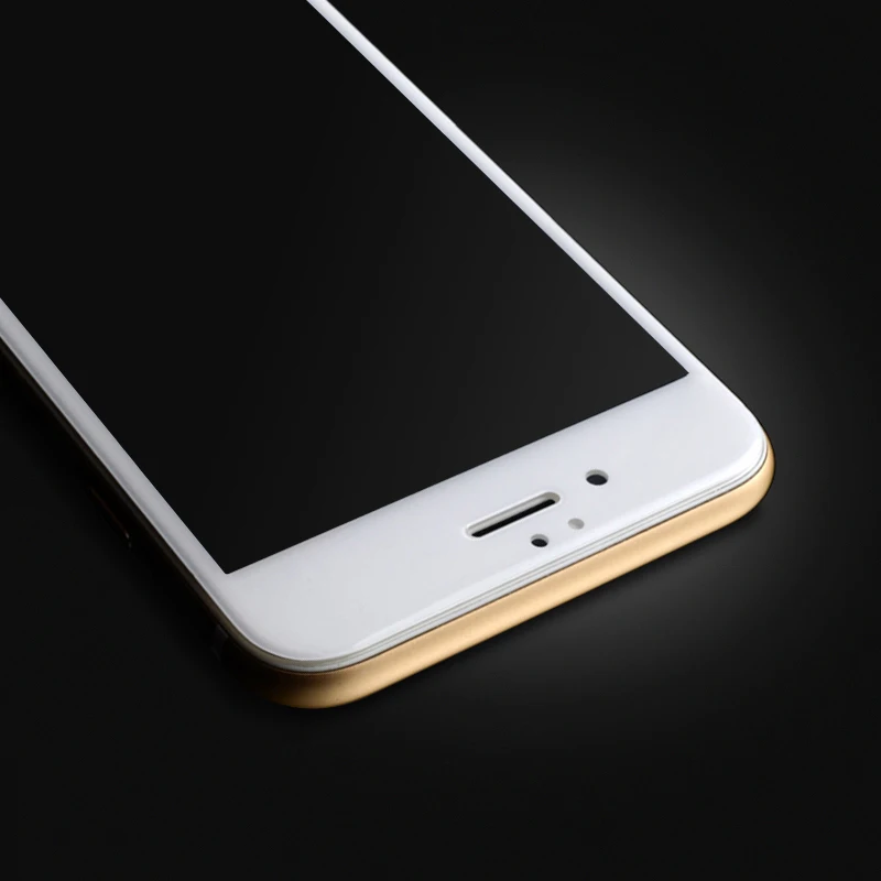 5D полное покрытие изогнутый край стекло экран протектор для iPhone 6 6S Plus закаленное