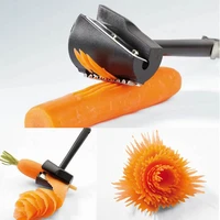 1pcs kitchen accessories fruit vegetable slicer kitchen supplies roll flower decorative potato carrot cutter slicer