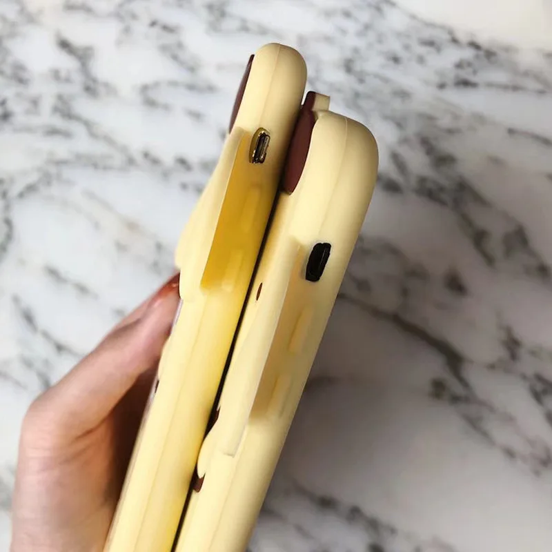 Милый мультяшный пудинг собака Большое Ухо Pet чехол для телефона для iphone X 8 7 6 Мягкий ТПУ силиконовый чехол для телефона для iphone 6 6 S 7 8 Plus чехол