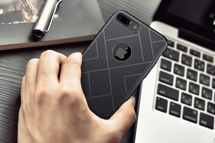 Для iphone 8 Plus Nillkin теплоотвод жесткая задняя ПК Матовая защитная Крышка Воздушный чехол Nilkin для iphone 8 Plus чехол для телефона