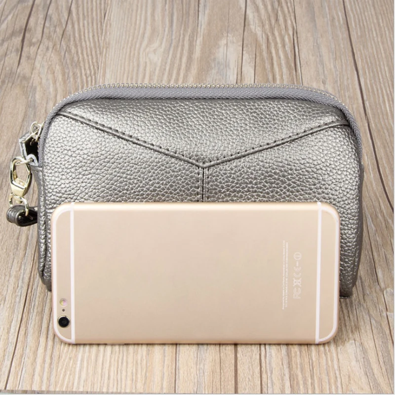 2016 модный женский кошелек для монет короткий из натуральной кожи однотонный