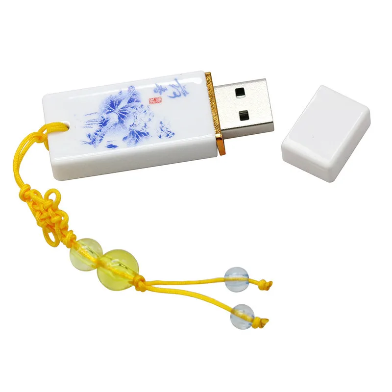 Дизайн фарфоровый пластиковый Usb флеш-накопитель керамический Подарочный флеш-накопитель 4 ГБ 8 ГБ 16 ГБ Флешка Usb флешка флеш-накопитель U диск для хранения
